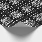 Erstellen Sie sofort einen modernen QR-Code Geschenkpapier (Ecke)