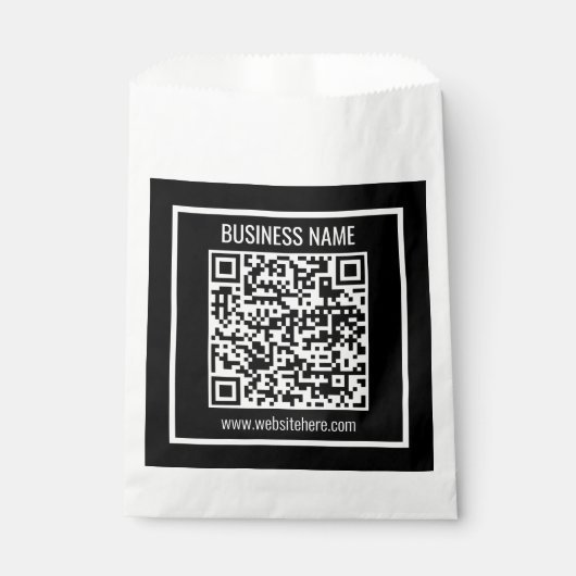 Erstellen Sie sofort einen modernen QR-Code Geschenktütchen (Vorderseite)