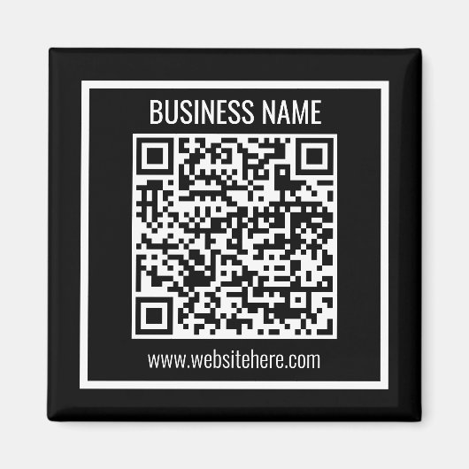 Erstellen Sie sofort einen modernen QR-Code Magnet (Vorne)