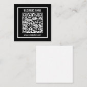 Erstellen Sie sofort einen modernen QR-Code Mitteilungskarte (Vorne/Hinten)