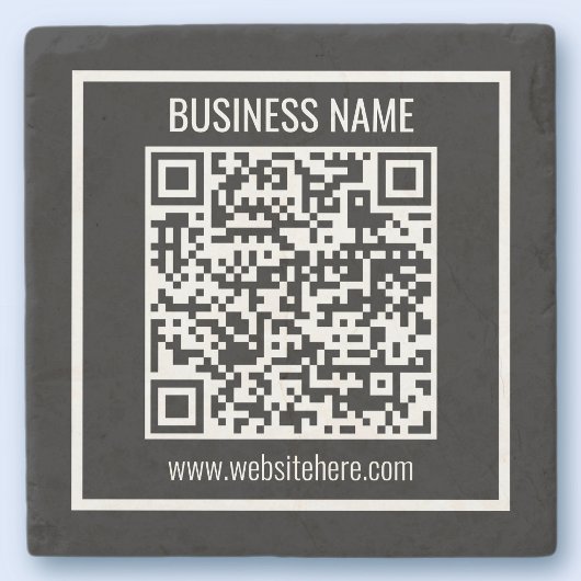 Erstellen Sie sofort einen modernen QR-Code Steinuntersetzer