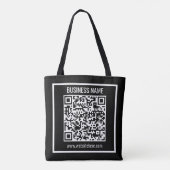 Erstellen Sie sofort einen modernen QR-Code Tasche (Rückseite)