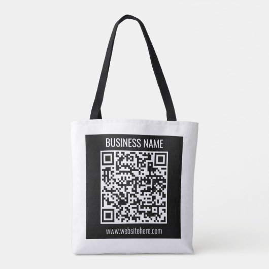 Erstellen Sie sofort einen modernen QR-Code Tasche (Rückseite)