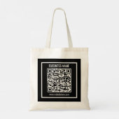 Erstellen Sie sofort einen modernen QR-Code Tragetasche (Rückseite)
