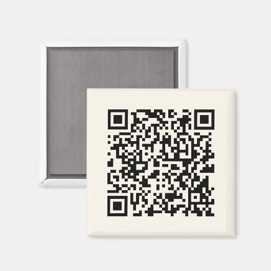 Erstellen Sie sofort einen QR-Code | Bearbeiten vo Magnet (Vorderseite/Rückseite)