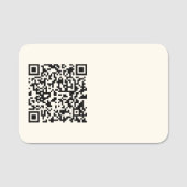 Erstellen Sie sofort einen QR-Code | Bearbeiten vo Namensschild (Vorderseite)