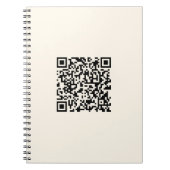 Erstellen Sie sofort einen QR-Code | Bearbeiten vo Notizblock (Vorderseite)
