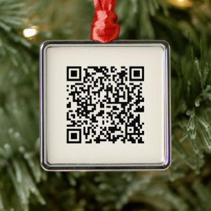 Erstellen Sie sofort einen QR-Code Bearbeiten vo Ornament Aus Metall