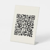 Erstellen Sie sofort einen QR-Code | Bearbeiten vo Sockelschild (Vorderseite)