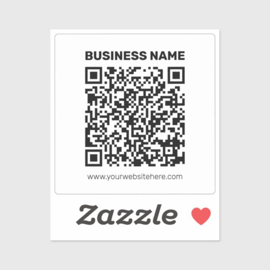 Erstellen Sie sofort einen QR-Code für jede Websit Aufkleber (Blatt)