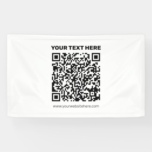 Erstellen Sie sofort einen QR-Code für jede Websit Banner (Horizontal)
