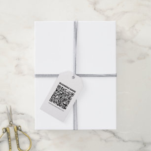 Erstellen Sie sofort einen QR-Code für jede Websit Geschenkanhänger