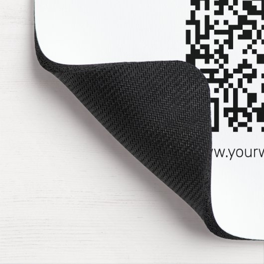Erstellen Sie sofort einen QR-Code für jede Websit Mousepad (Ecke)