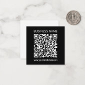 Erstellen Sie sofort einen QR-Code mit der URL Ihr Mitteilungskarte (Vorderseite/Rückseite Beispiel)