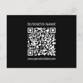 Erstellen Sie sofort einen QR-Code mit der URL Ihr Postkarte (Vorderseite)