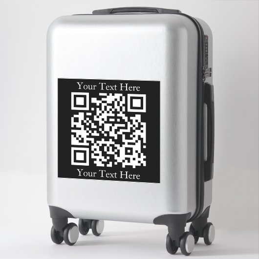 Erstellen Sie sofort einen QR-Code mit einer belie Aufkleber (Koffer)