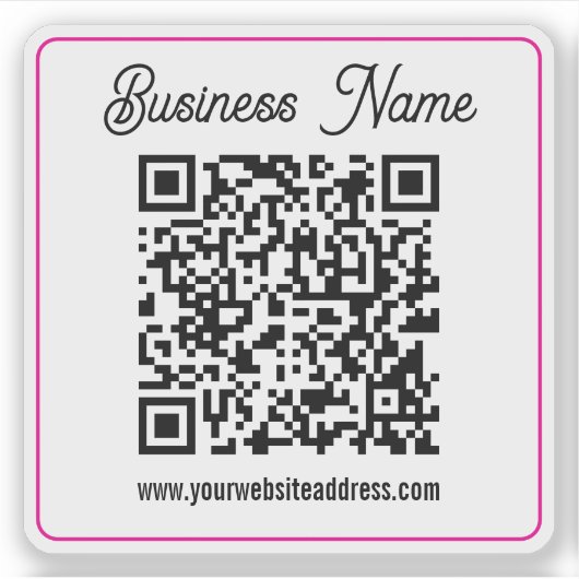 Erstellen Sie sofort einen scannbaren QR-Code für Aufkleber (Vorderseite)