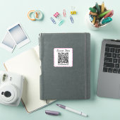 Erstellen Sie sofort einen scannbaren QR-Code für Aufkleber (iPad Hülle)