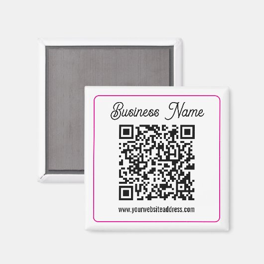 Erstellen Sie sofort einen scannbaren QR-Code für Magnet (Vorderseite/Rückseite)
