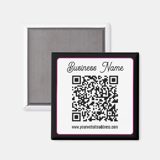 Erstellen Sie sofort einen scannbaren QR-Code für Magnet (Vorderseite/Rückseite)