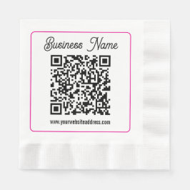 Erstellen Sie sofort einen scannbaren QR-Code für  Serviette