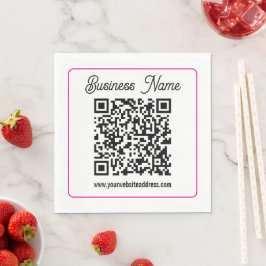 Erstellen Sie sofort einen scannbaren QR-Code für  Serviette