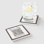 Erstellen Sie sofort einen scannbaren QR-Code für Steinuntersetzer (Seitenansicht)