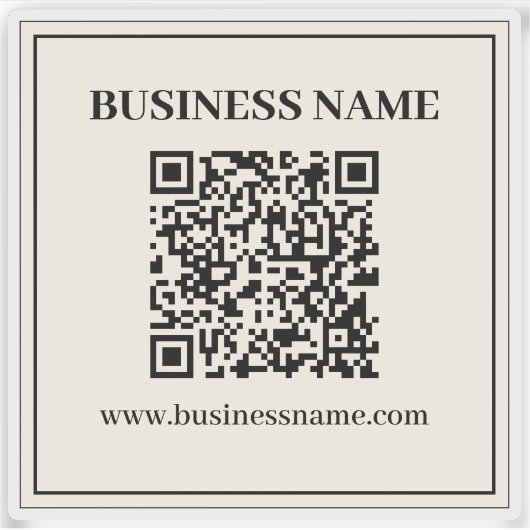 Erstellen Sie sofort einen skalierbaren QR-Code fü Aufkleber (Vorderseite)