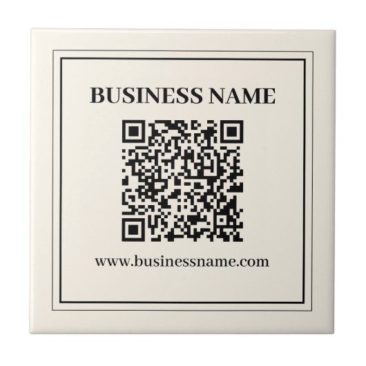 Erstellen Sie sofort einen skalierbaren QR-Code fü Fliese (Vorderseite)