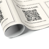 Erstellen Sie sofort einen skalierbaren QR-Code fü Geschenkpapier (Rolleneckpunkt)