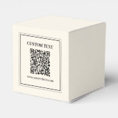Erstellen Sie sofort einen skalierbaren QR-Code fü Geschenkschachtel (Rückseite)