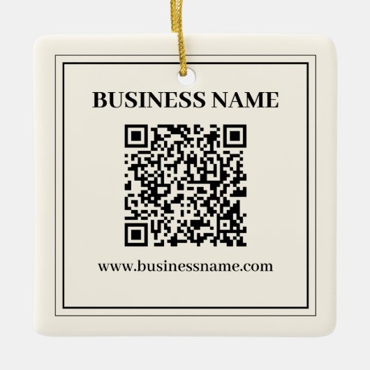 Erstellen Sie sofort einen skalierbaren QR-Code fü Keramikornament (Vorderseite)
