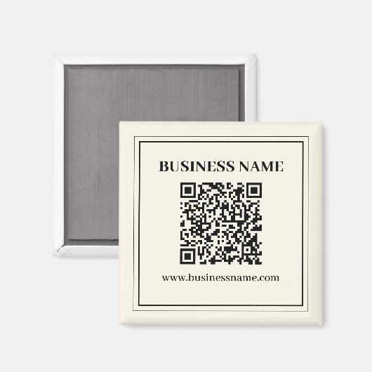 Erstellen Sie sofort einen skalierbaren QR-Code fü Magnet (Vorderseite/Rückseite)