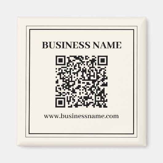 Erstellen Sie sofort einen skalierbaren QR-Code fü Magnet (Vorne)