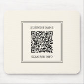 Erstellen Sie sofort einen skalierbaren QR-Code fü Mousepad (Vorne)