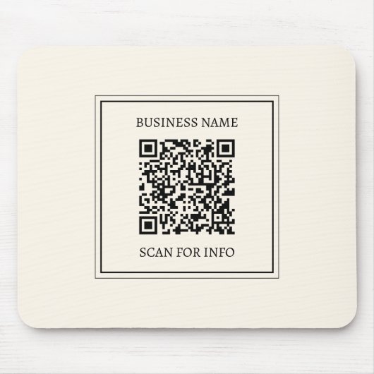 Erstellen Sie sofort einen skalierbaren QR-Code fü Mousepad (Vorne)