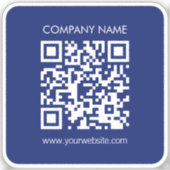 Erstellen Sie sofort einen wasserdichten QR-Code Aufkleber (Vorderseite)