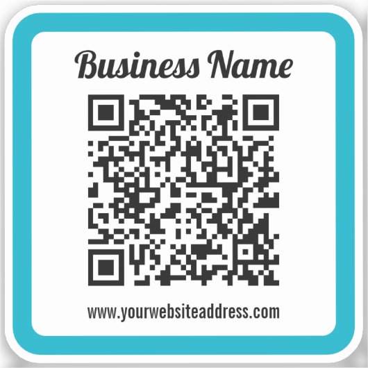 Erstellen Sie sofort einen wasserdichten QR-Code Aufkleber (Vorderseite)