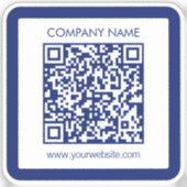 Erstellen Sie sofort einen wasserdichten QR-Code Aufkleber (Vorderseite)