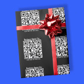 Erstellen Sie sofort geteerte Muster QR Code & Nam Geschenkpapier