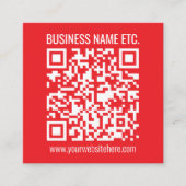 Erstellen Sie sofort Ihren eigenen QR-Code | Edita Begleitkarte (Vorderseite)