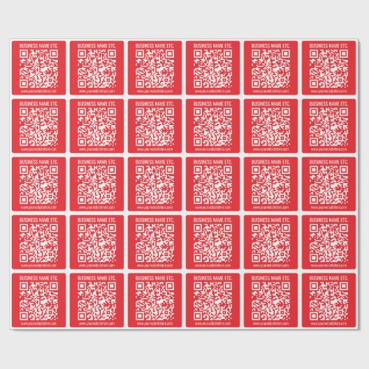 Erstellen Sie sofort Ihren eigenen QR-Code | Edita Geschenkpapier (Flach)