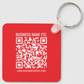 Erstellen Sie sofort Ihren eigenen QR-Code | Edita Schlüsselanhänger (Rückseite)