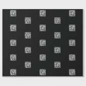 Erstellen Sie sofort QR-Code mit geflecktem Muster Geschenkpapier (Flach)