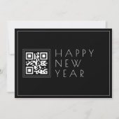 Erstellen Sie sofort QR-Code | Stilvoll glückliche Karte (Vorderseite)