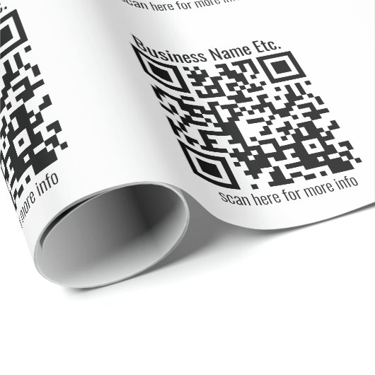 Erstellen Sie sofort QR-Code und benennen Sie das  Geschenkpapier (Rolleneckpunkt)