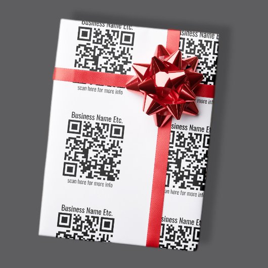 Erstellen Sie sofort QR-Code und benennen Sie das  Geschenkpapier