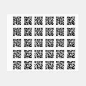 Erstellen Sie sofort QR-Code | Wasserdichte Kleidu Etiketten (Blatt)