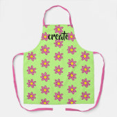 Erstellen Sie Spaß, Grün und Rosa Schürze (Vorderseite)