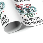 😂 erstellen Sie wahrscheinlich ein lustiges Weihn Geschenkpapier (Rolleneckpunkt)